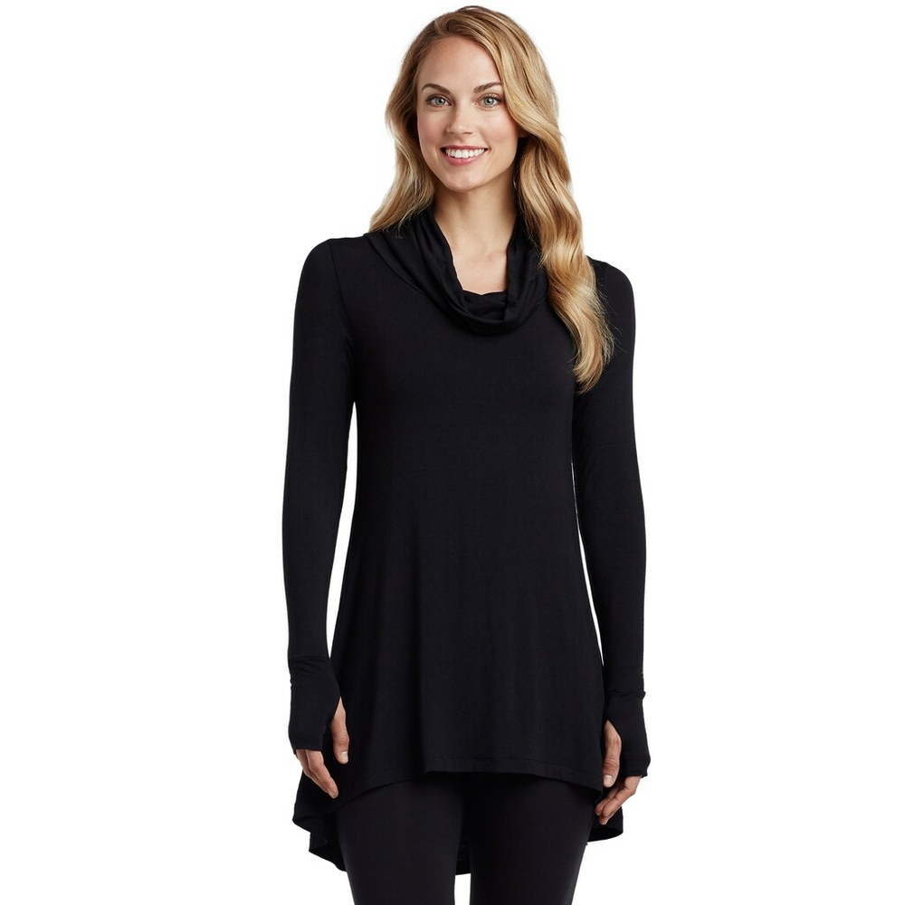 Cuddl Duds Long Sleeve Cowl Tunic Size S - Picture 2 of 6
